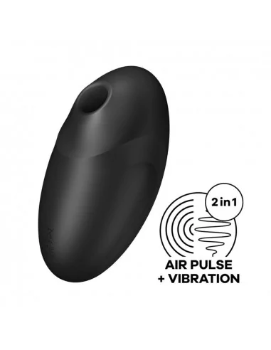 Vulva Lover 3 black Csiklóizgató Csiklóizgatók Satisfyer