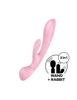 Triple Oh pink Vibrátor Nonfiguratív vibrátorok Satisfyer 2