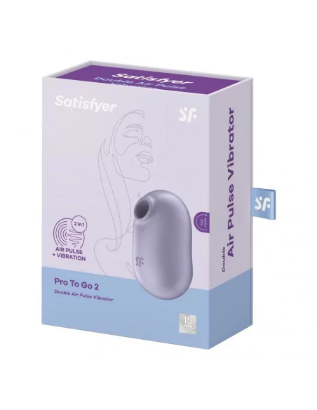 Pro To Go 2 violet Csiklóizgató Csiklóizgatók Satisfyer