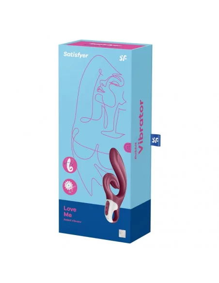 Love me red Vibrátor Nonfiguratív vibrátorok Satisfyer