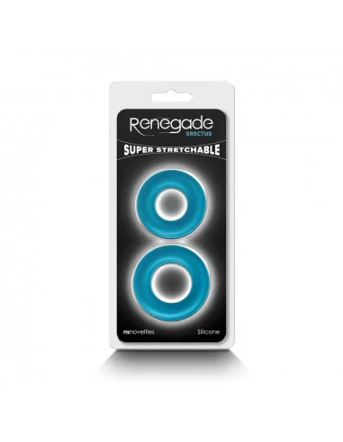 Renegade - Erectus - Teal Péniszgyűrű Péniszgyűrűk - Mandzsetták NS Toys