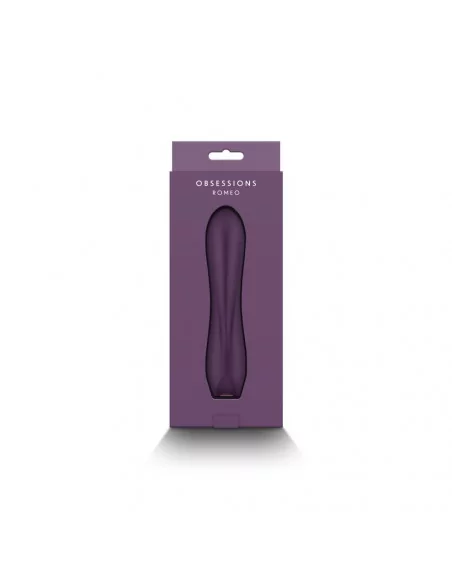 Obsessions - Romeo - Dark Purple Vibrátor Nonfiguratív vibrátorok NS Toys