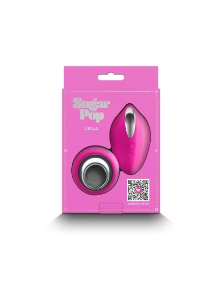 Sugar Pop - Leila - Pink Csiklóizgató Okos vibrátorok NS Toys