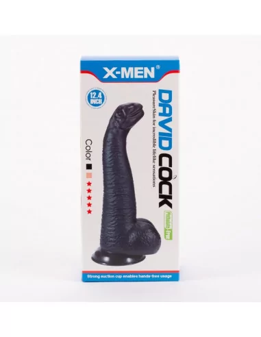 X-MEN David's 12.4" Cock Black I Dildó Dongok - Dildók X-Men