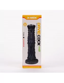 X-MEN David's 12.4" Cock Black II Fenékdugó Fenékdugók X-Men