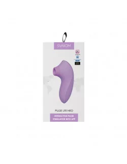 Pulse Lite Neo Purple Csiklóizgató Okos vibrátorok Svakom