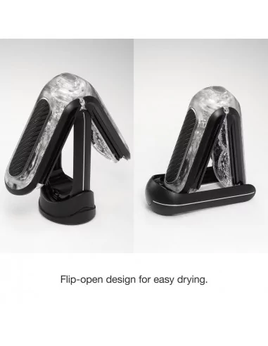 FLIP ZERO GRAVITY EV(Electronic Vibration) BLACK Maszturbátor Férfi maszturbátorok Tenga