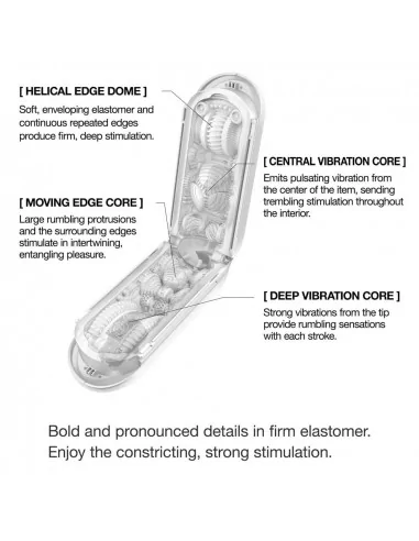 FLIP ZERO GRAVITY EV (Electronic Vibration) WHITE Maszturbátor Férfi maszturbátorok Tenga