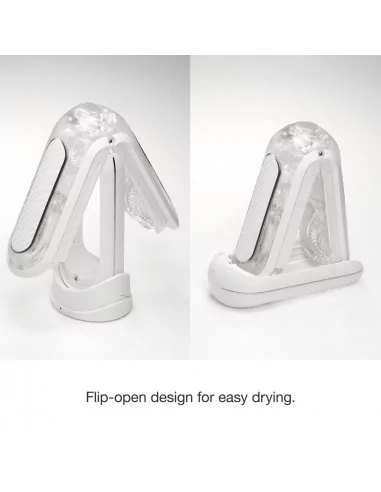 FLIP ZERO GRAVITY EV (Electronic Vibration) WHITE Maszturbátor Férfi maszturbátorok Tenga