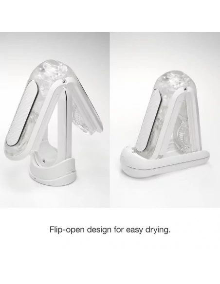 FLIP ZERO GRAVITY EV (Electronic Vibration) WHITE Maszturbátor Férfi maszturbátorok Tenga