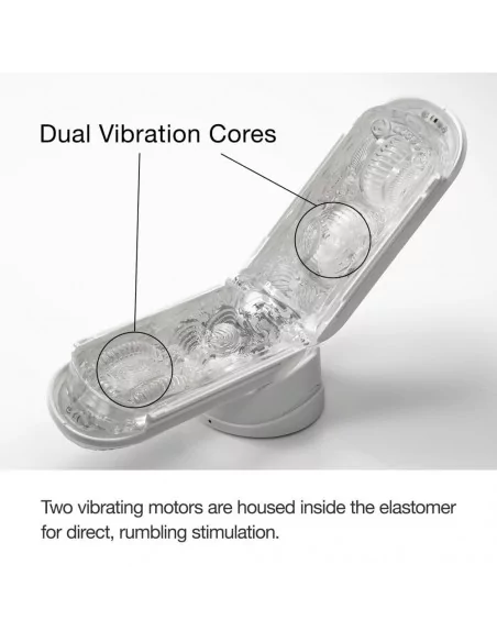 FLIP ZERO GRAVITY EV (Electronic Vibration) WHITE Maszturbátor Férfi maszturbátorok Tenga