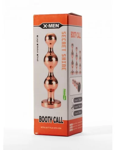 X-Men Secret Shine Booty Call Metal with Gem Gold S Fenékdugó Fenékdugók X-Men
