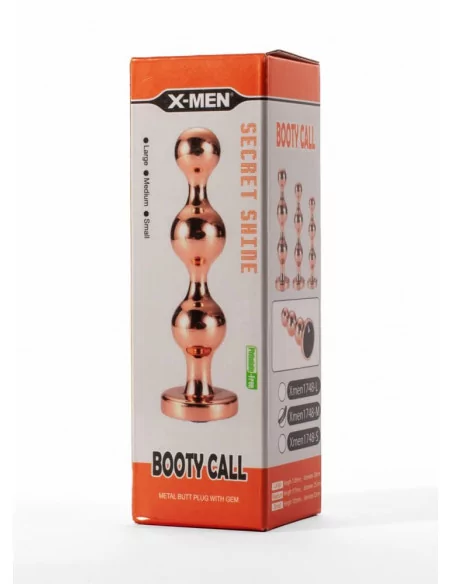 X-Men Secret Shine Booty Call Metal with Gem Gold S Fenékdugó Fenékdugók X-Men