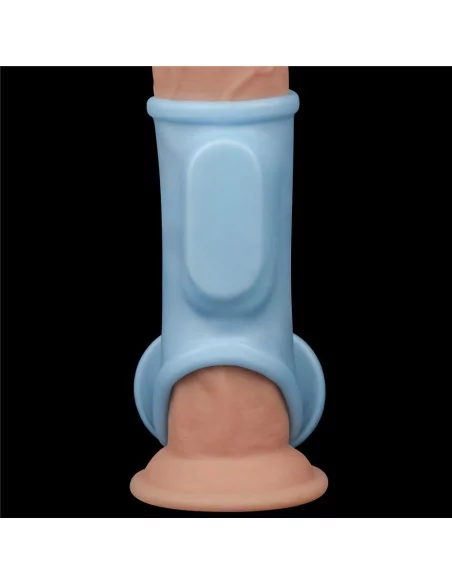 Vibrating Silk Knights Ring Blue Mandzsetta Péniszgyűrűk - Mandzsetták Lovetoy