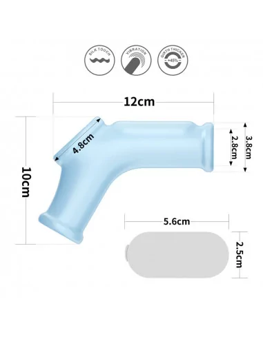 Vibrating Silk Knights Ring Blue Mandzsetta Péniszgyűrűk - Mandzsetták Lovetoy