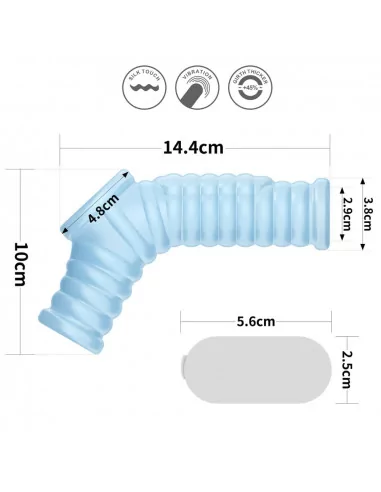 Vibrating Wave Knights Ring Mandzsetta Péniszgyűrűk - Mandzsetták Lovetoy