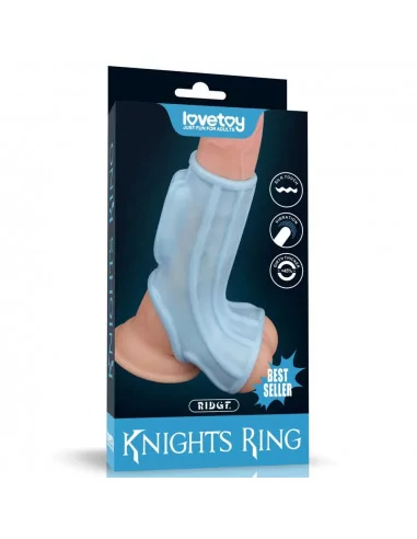 Vibrating Ridge Knights Ring Mandzsetta Péniszgyűrűk - Mandzsetták Lovetoy