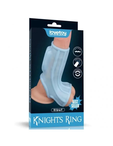 Vibrating Ridge Knights Ring Mandzsetta Péniszgyűrűk - Mandzsetták Lovetoy