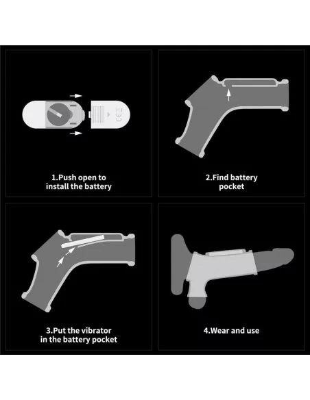 Vibrating Drip Knights Ring Mandzsetta Péniszgyűrűk - Mandzsetták Lovetoy