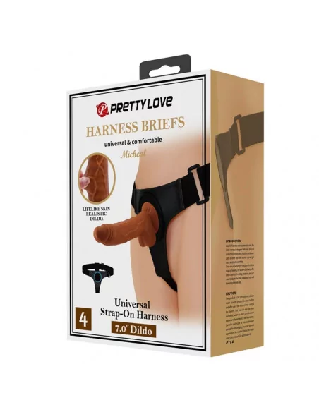Pretty Love Michael Harness Briefs Felcsatolható Dildó Felcsatolható eszközök Pretty Love