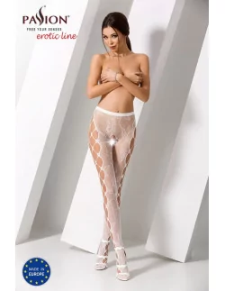 S008 White Harisnya Harisnyák - Harisnyatartók Passion 2