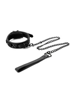 Sinful - 1'' Collar - Black Nyakörv Nyakörv és póráz NS Toys 2