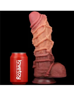 10.5'' Dual layered Platinum Silicone Cock with Rope Dildó Dongok - Dildók Lovetoy 2