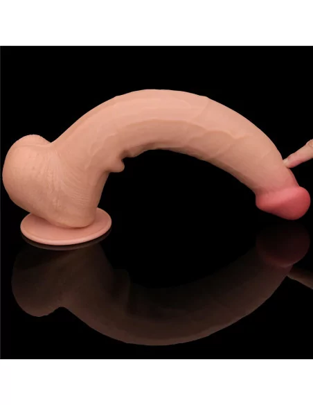 13.5'' King Sized Sliding Skin Dual Layer Dildó Dongok - Dildók Lovetoy