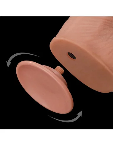 13.5'' King Sized Sliding Skin Dual Layer Dildó Dongok - Dildók Lovetoy