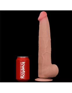 13.5'' King Sized Sliding Skin Dual Layer Dildó Dongok - Dildók Lovetoy 2