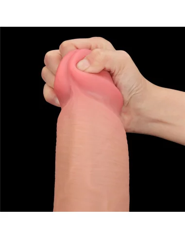14'' King Sized Sliding Skin Dual Layer Dildó Dongok - Dildók Lovetoy