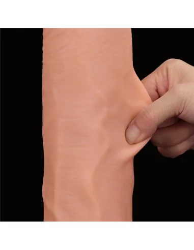 14'' King Sized Sliding Skin Dual Layer Dildó Dongok - Dildók Lovetoy