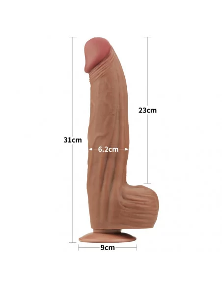 12'' King Sized Sliding Skin Dual Layer Brown Dildó Dongok - Dildók Lovetoy 12'' King Sized Sliding Skin Dual Layer Brown Dildó Dongok - Dildók Lovetoy