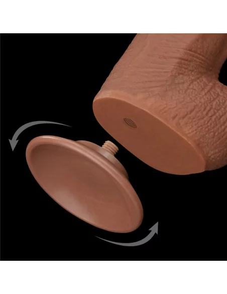 13.5'' King Sized Sliding Skin Dual Layer Brown Dildó Dongok - Dildók Lovetoy 13.5'' King Sized Sliding Skin Dual Layer Brown Dildó Dongok - Dildók Lovetoy