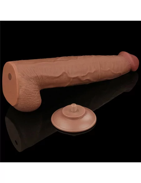 13.5'' King Sized Sliding Skin Dual Layer Brown Dildó Dongok - Dildók Lovetoy 13.5'' King Sized Sliding Skin Dual Layer Brown Dildó Dongok - Dildók Lovetoy