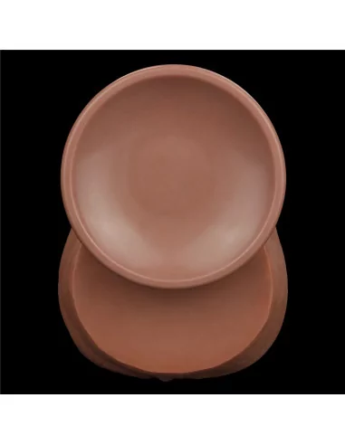 14'' King Sized Sliding Skin Dual Layer Brown Dildó Dongok - Dildók Lovetoy