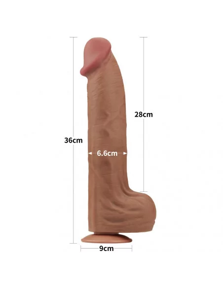 14'' King Sized Sliding Skin Dual Layer Brown Dildó Dongok - Dildók Lovetoy 14'' King Sized Sliding Skin Dual Layer Brown Dildó Dongok - Dildók Lovetoy