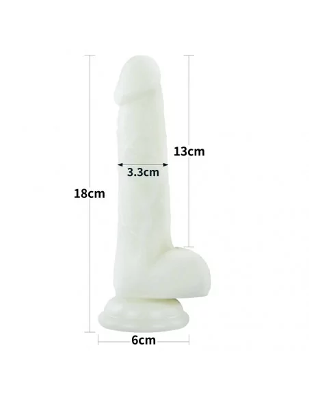 7.0'' Lumino Play Silicone Dildó Dongok - Dildók Lovetoy