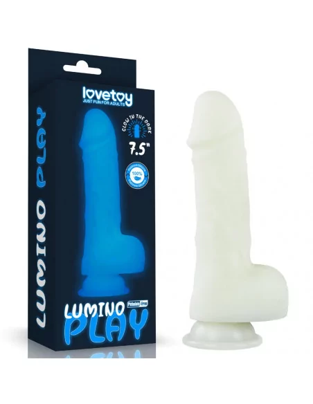 7.5'' Lumino Play Silicone Dildó Dongok - Dildók Lovetoy