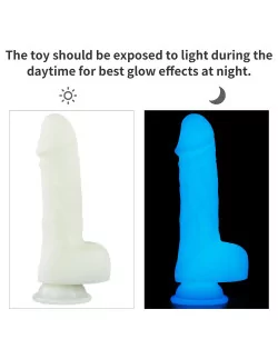 7.5'' Lumino Play Silicone Dildó Dongok - Dildók Lovetoy 2