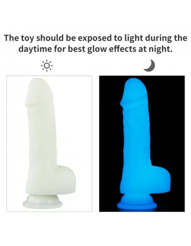7.5'' Lumino Play Silicone Dildó Dongok - Dildók Lovetoy