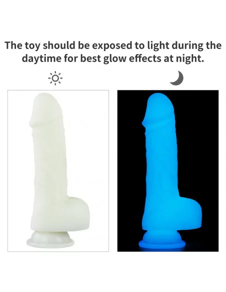 7.5'' Lumino Play Silicone Dildó Dongok - Dildók Lovetoy