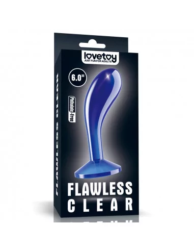 Flawless Clear 6.0'' Blue Prosztata Masszírozó Prosztata masszírozók Lovetoy