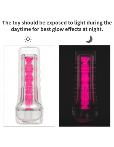 8.5'' Lumino Play - Pink Glow Maszturbátor Férfi maszturbátorok Lovetoy