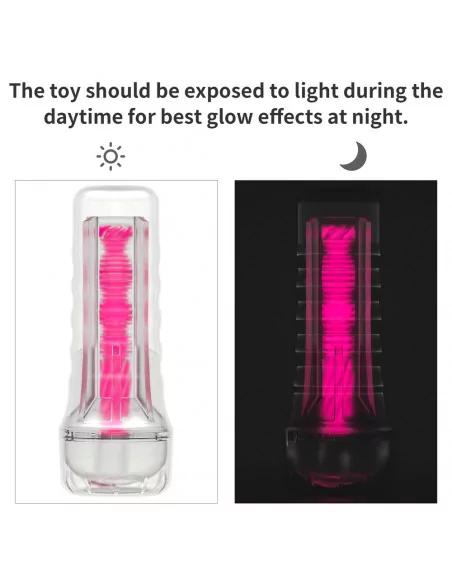 8.5'' Lumino Play - Pink Glow Maszturbátor Férfi maszturbátorok Lovetoy 8.5'' Lumino Play - Pink Glow Maszturbátor Férfi maszturbátorok Lovetoy