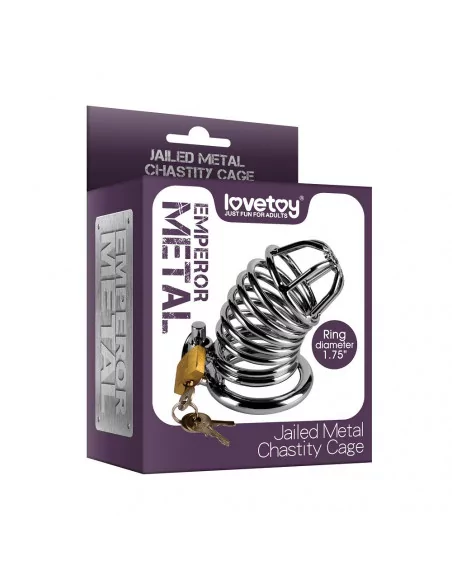Metal Chastity Cage Péniszköpeny Péniszköpenyek - Hosszabítók Lovetoy