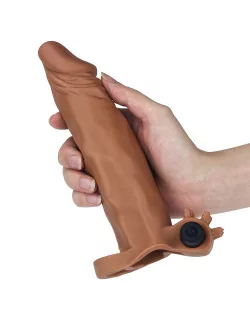Pleasure X-Tender 3 Brown Péniszköpeny Péniszköpenyek - Hosszabítók Lovetoy 2