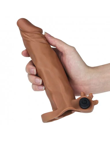 Pleasure X-Tender 3 Brown Péniszköpeny Péniszköpenyek - Hosszabítók Lovetoy