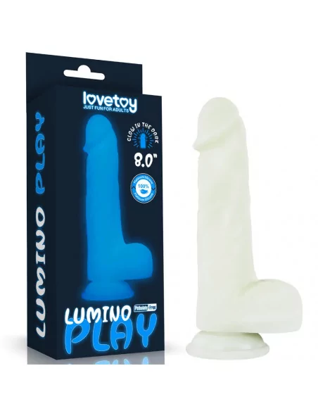 8.0'' Lumino Play Silicone Dildó Dongok - Dildók Lovetoy
