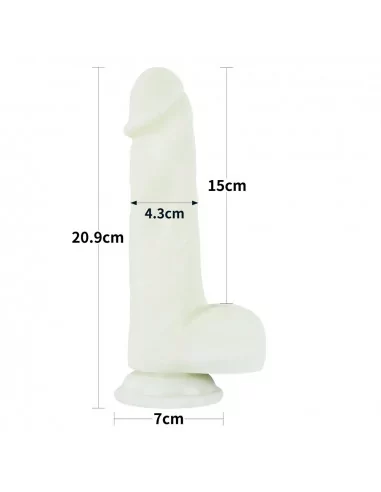 8.0'' Lumino Play Silicone Dildó Dongok - Dildók Lovetoy